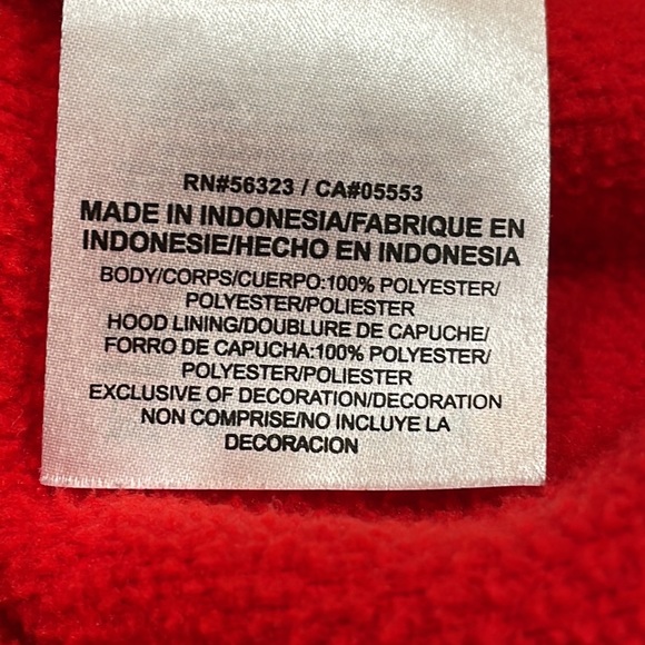 Therma-Fit Nike Size Large Red and Gray Hoodie Sweatshirt Kangaroo Pocket - Picture 11 of 13